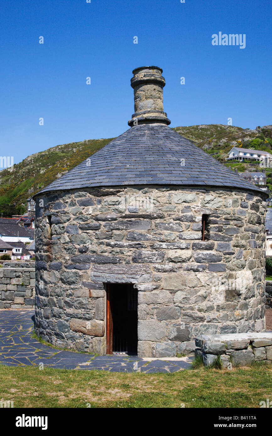 La casa rotonda Barmouth Snowdonia nel Galles Foto Stock