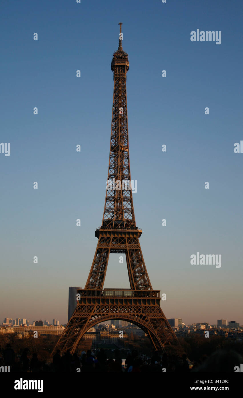 Torre Eifel immagine completa Foto Stock