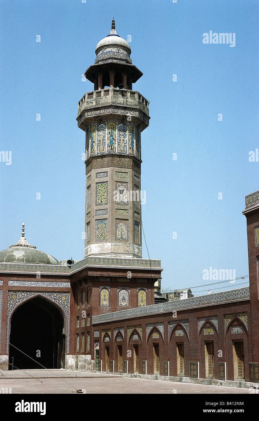 Geografia / viaggio, Pakistan, Lahore, moschee, moschea di Wazir Khan, vista, , Foto Stock