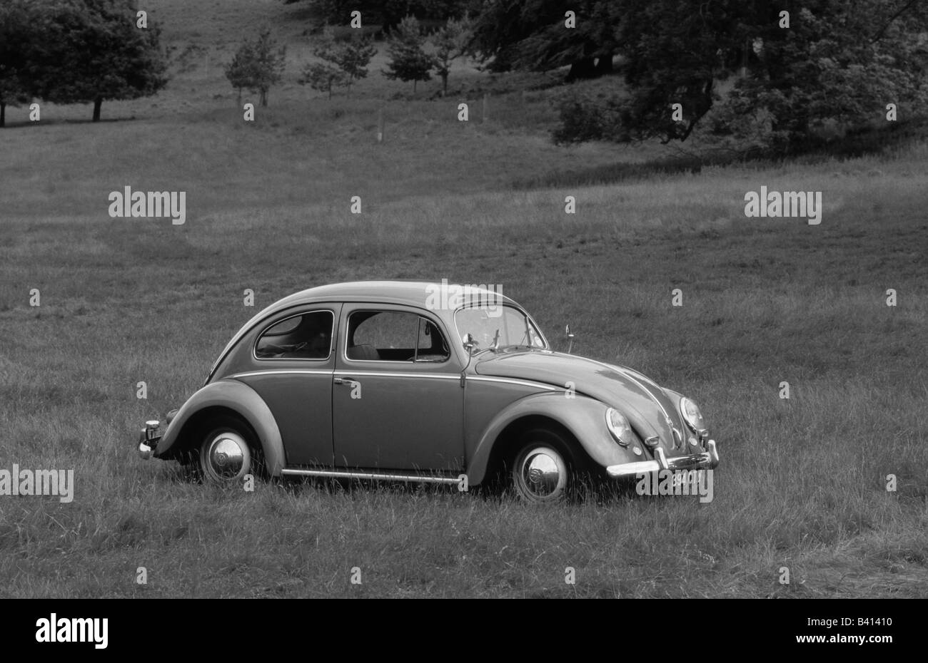 Volkswagen maggiolino 1200 del 1955. In auto retrò classico Foto Stock
