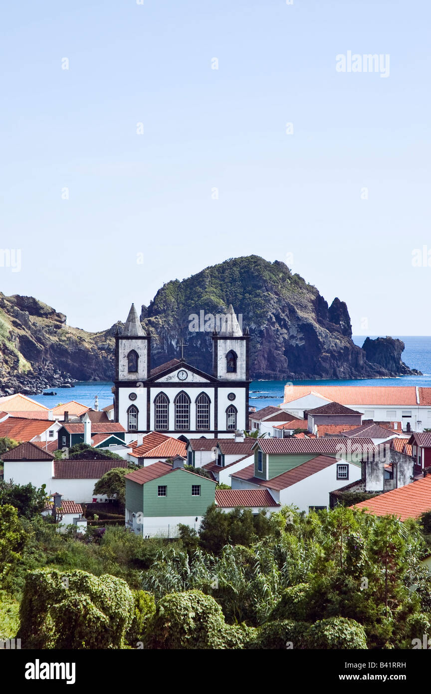 Chiesa dell'Holly Trinity in Lages do Pico isola Pico Azzorre Portogallo Foto Stock