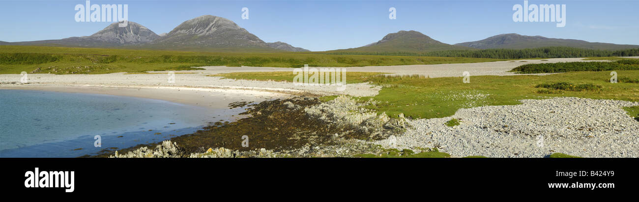 Un rilievo beach sull'isola di Jura Foto Stock