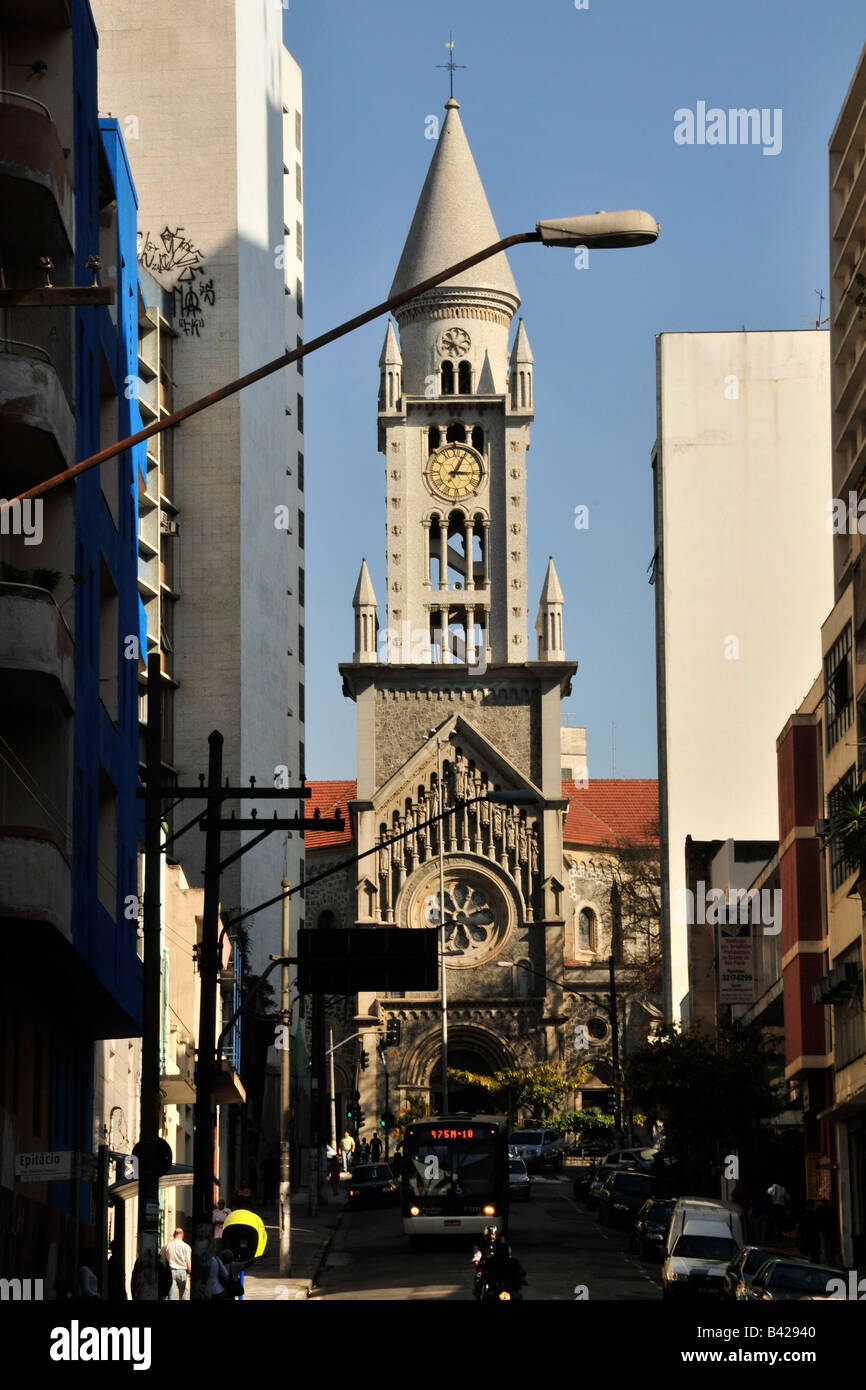 Consolacao Chiesa di Sao Paulo in Brasile Foto Stock