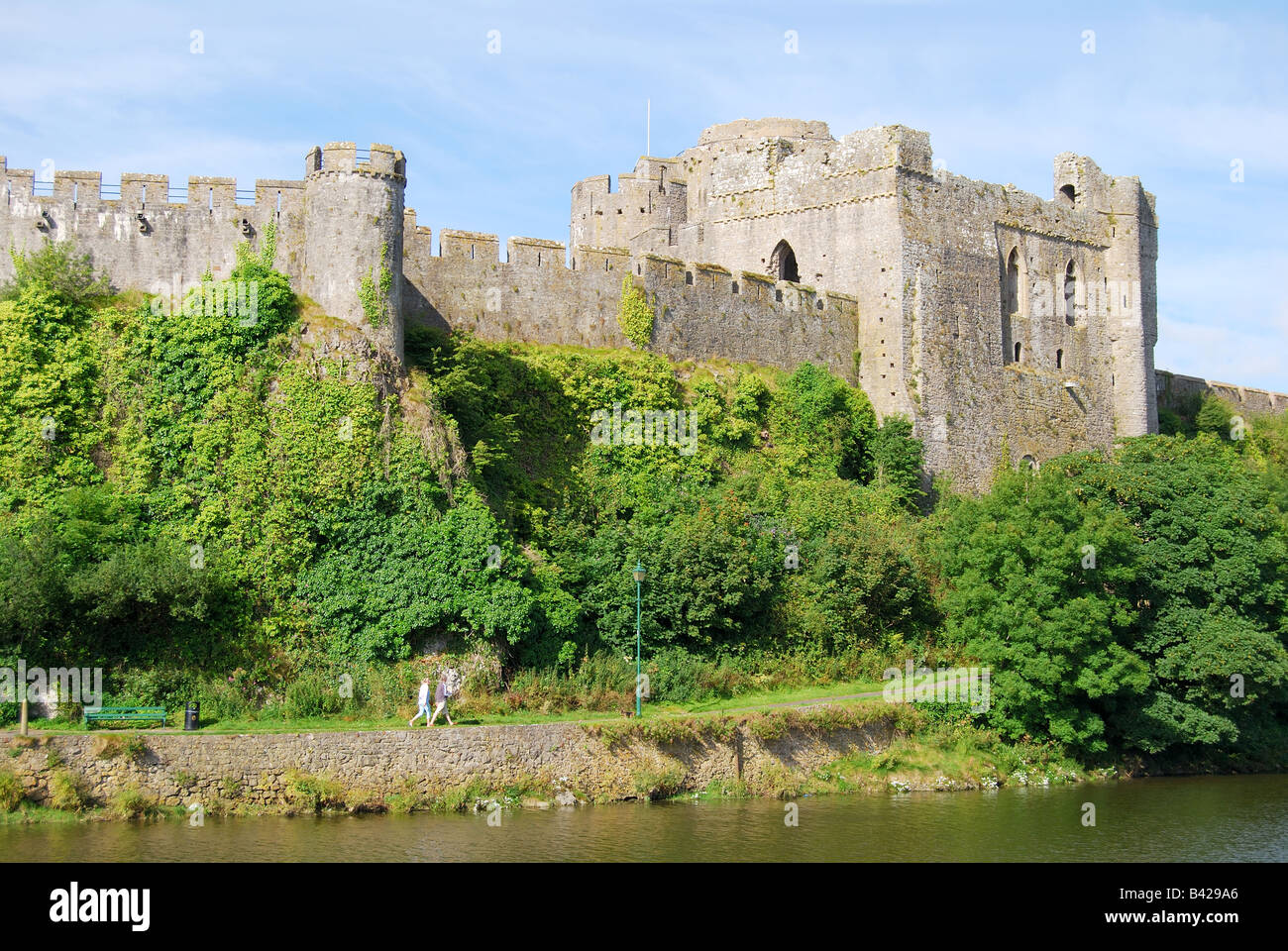 Pembroke Castle, Pembroke, Pembrokeshire, Wales, Regno Unito Foto Stock