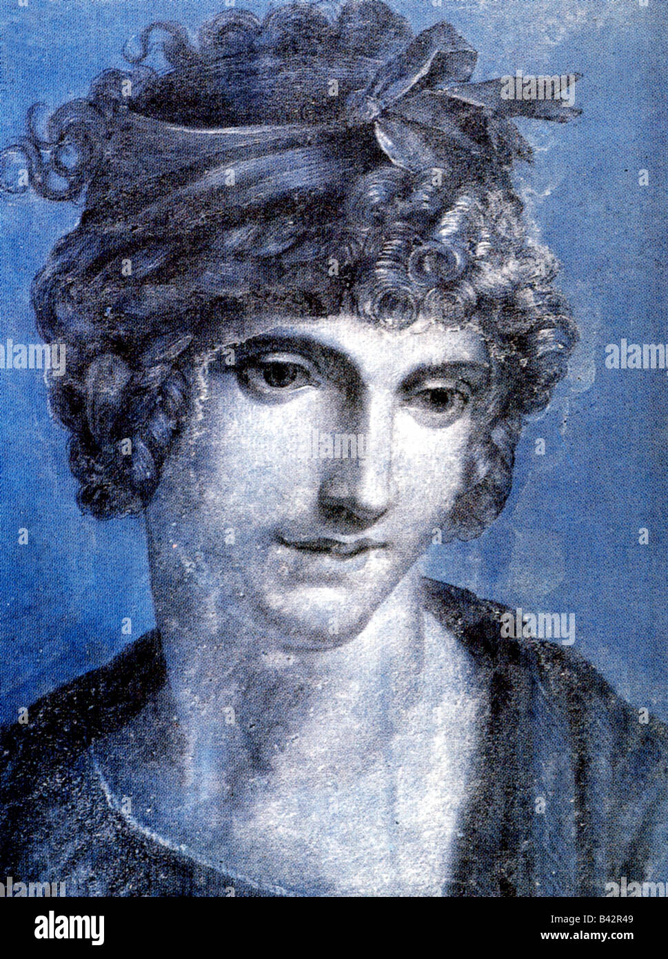 Cuges, Olympe de, 7.5.1748 - 3.11.1793, rivoluzionario francese, femminista, ritratto, acquerello, 1784, , Foto Stock