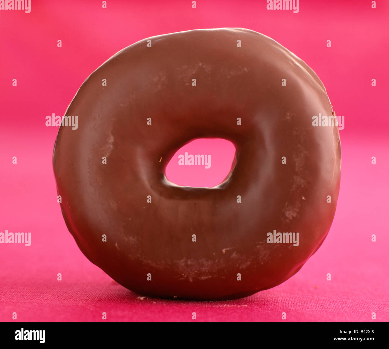 ciambella al cioccolato Foto Stock