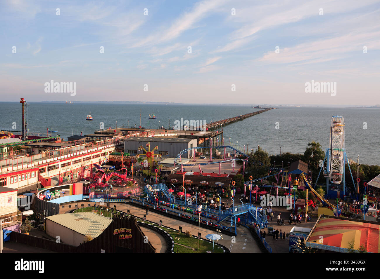 Regno Unito essex southend vista del mare Foto Stock