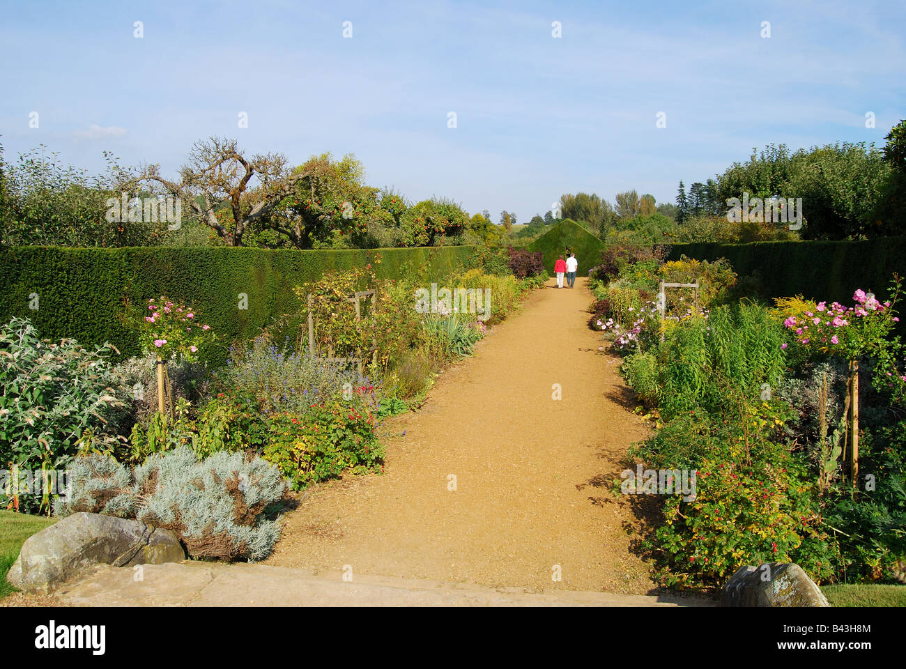 Ianificazione Roper frontiera, Penshurst Place e giardini, Penshurst, Kent, England, Regno Unito Foto Stock