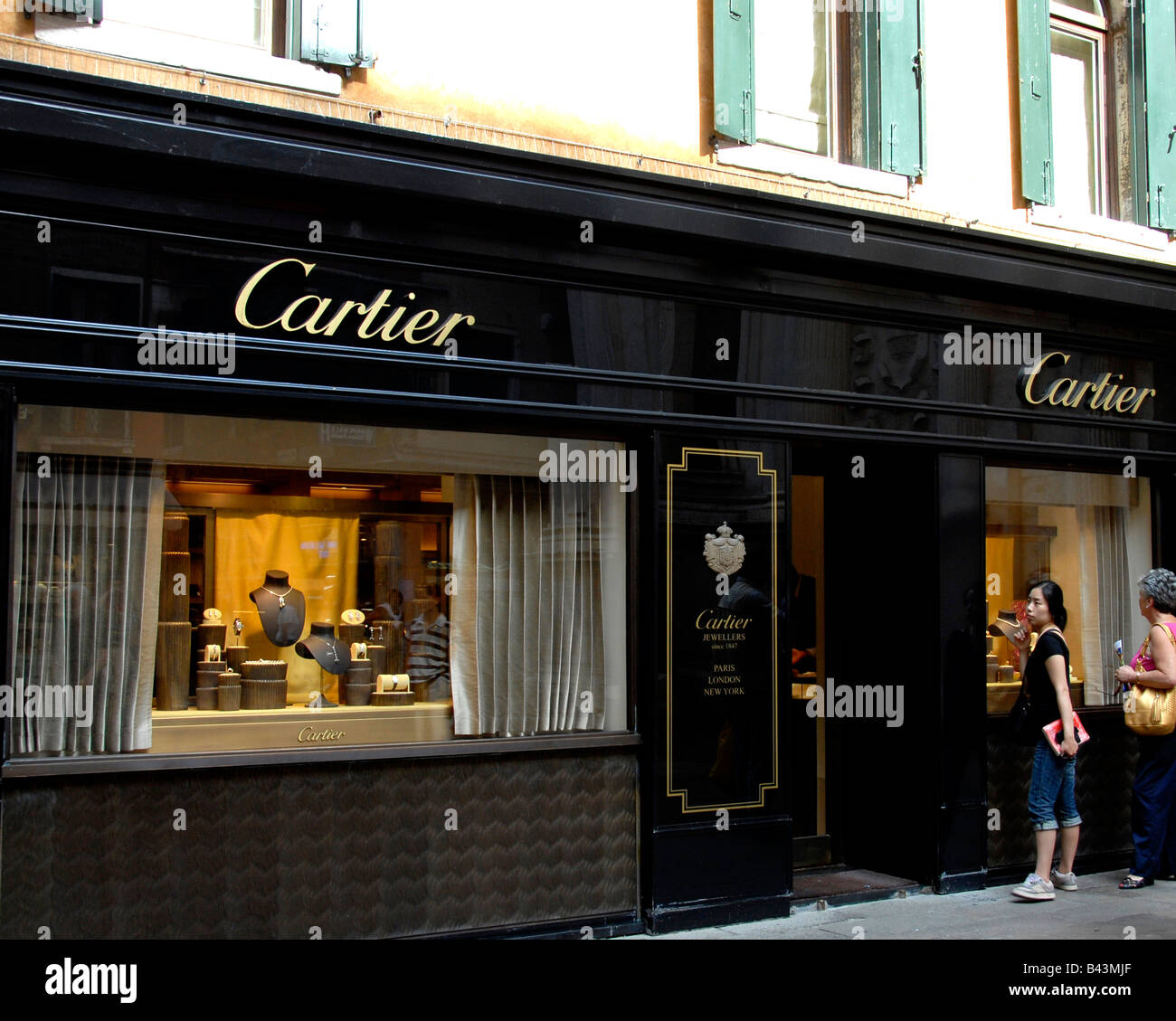 Negozio di Cartier Venezia Foto Stock
