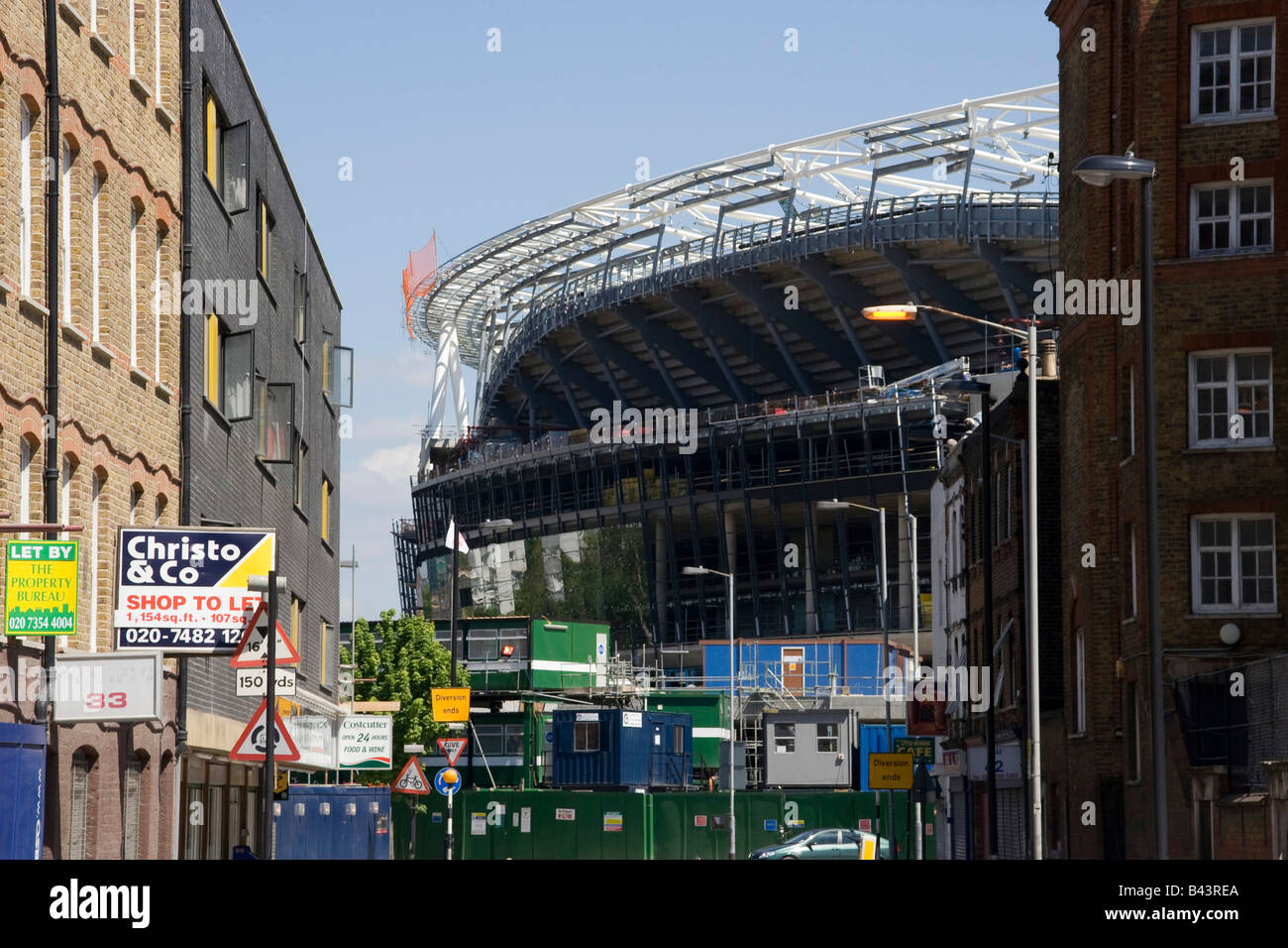 In costruzione Arsenal Emirates Stadium di highbury Londra Inghilterra casa dei Gunners football team UK GB Foto Stock