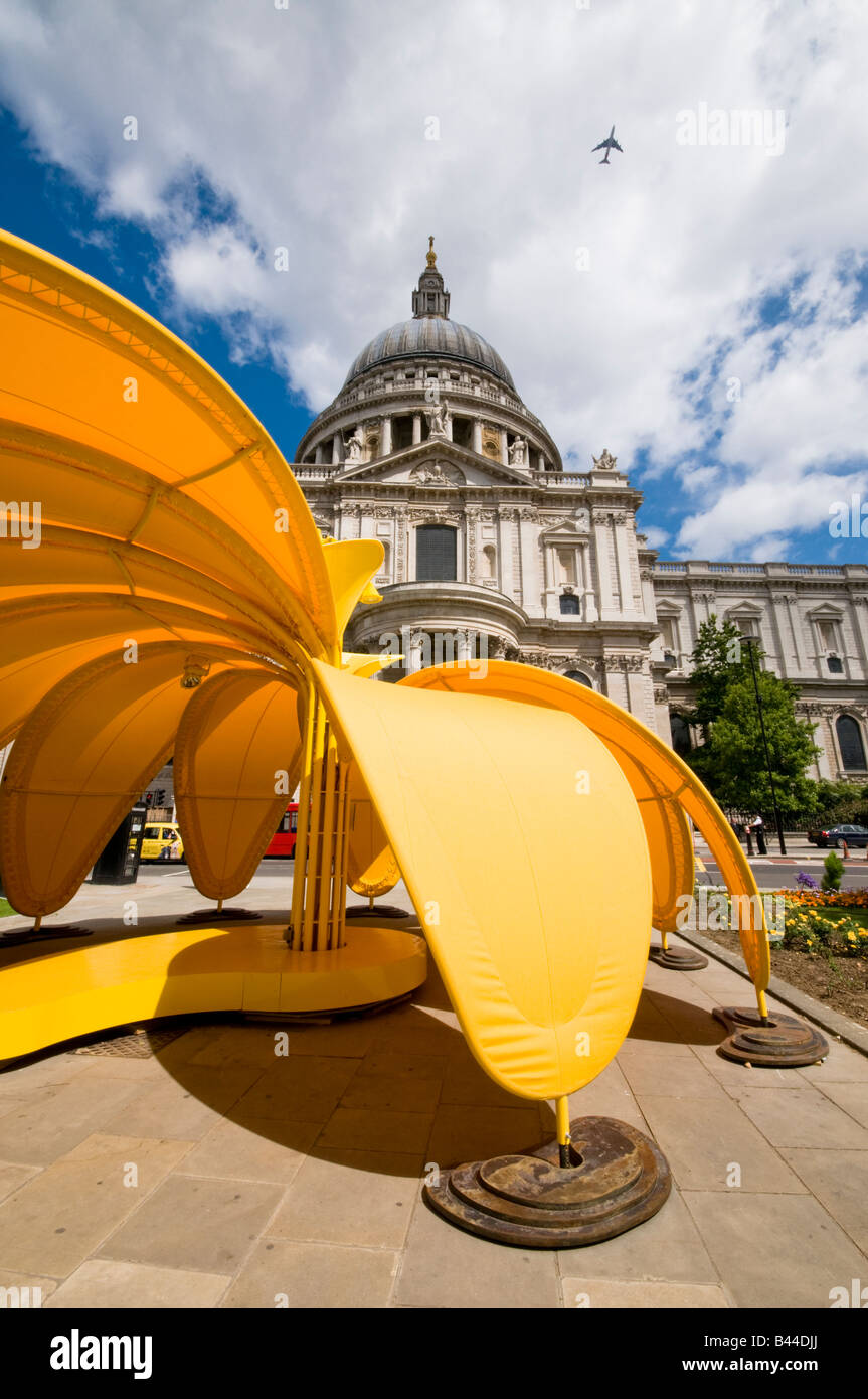 La Cattedrale di St Paul, Londra, Inghilterra Foto Stock