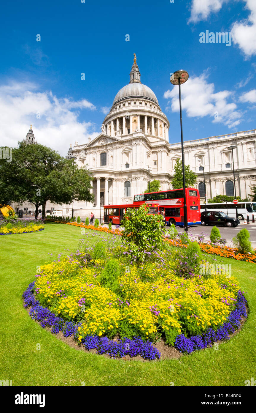 La Cattedrale di St Paul, Londra, Inghilterra Foto Stock