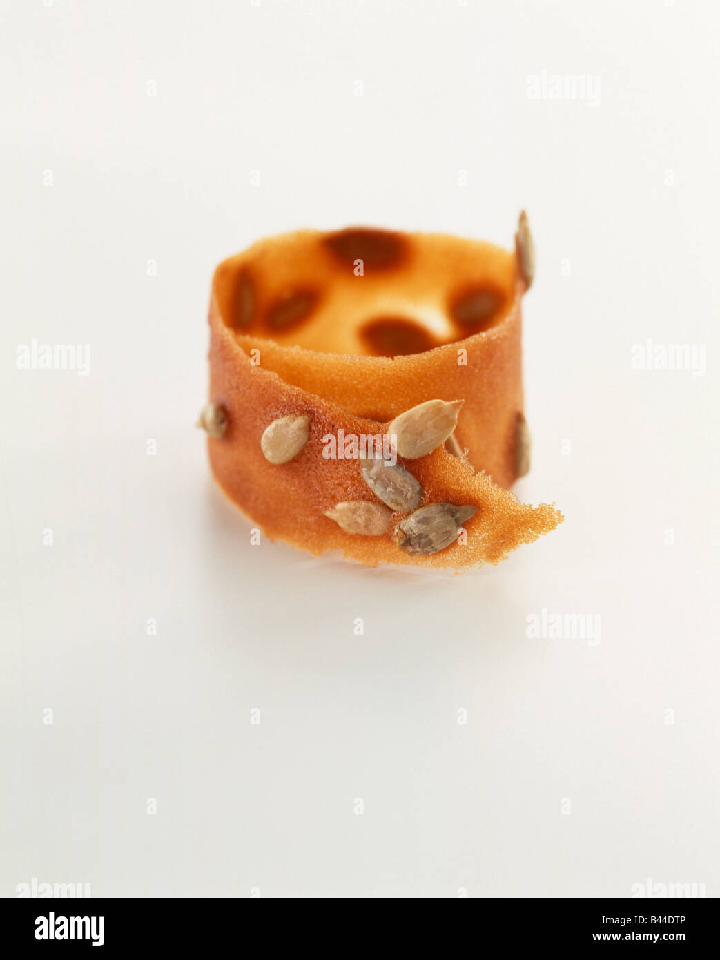 Tuile biscotto con semi di limone Foto Stock