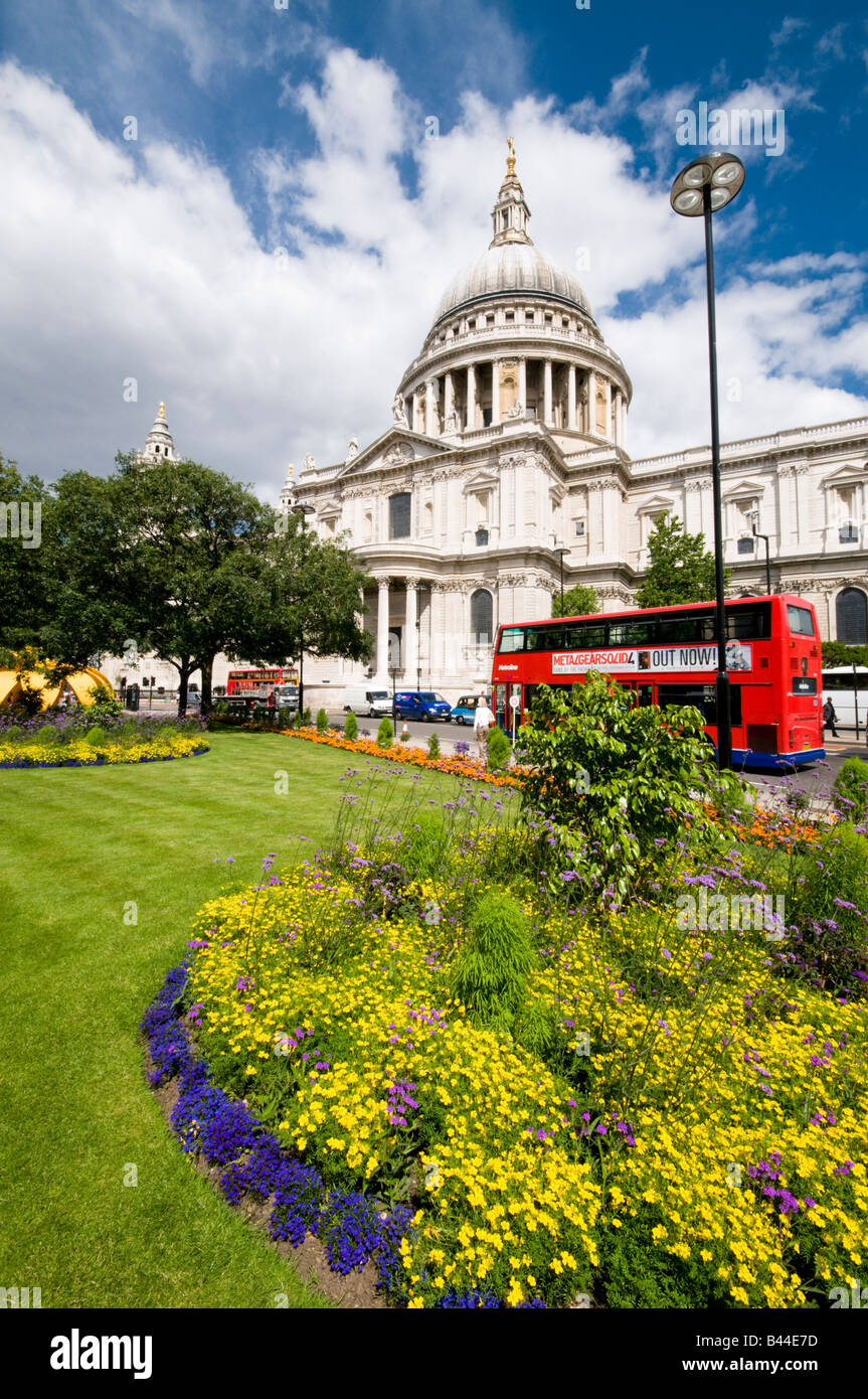 La Cattedrale di St Paul, Londra, Inghilterra Foto Stock