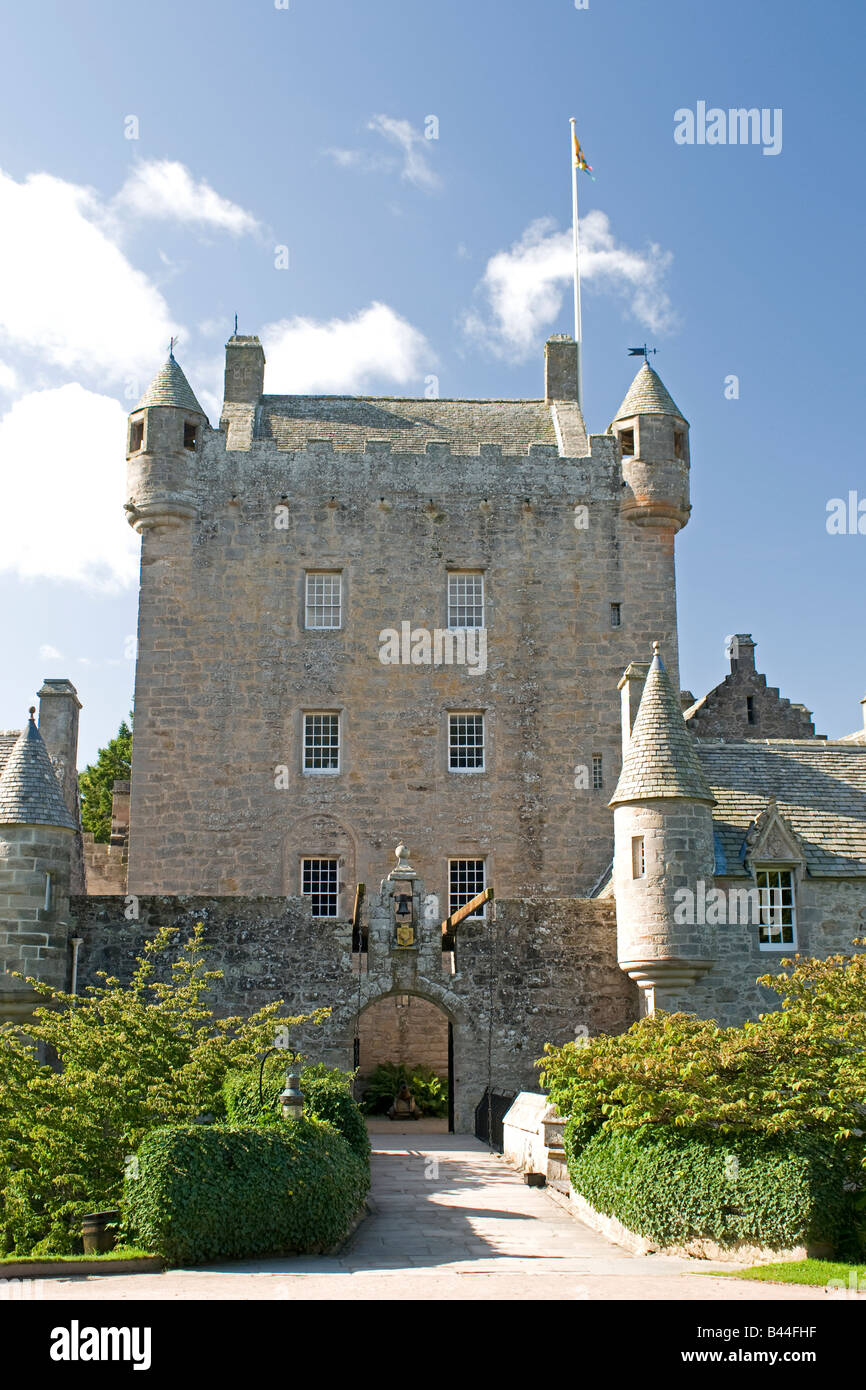 Cawdor Castle Nairn, home ot i thanes di Cawdor sede della famiglia dei membri del Clan Campbell per oltre 800 anni. Foto Stock