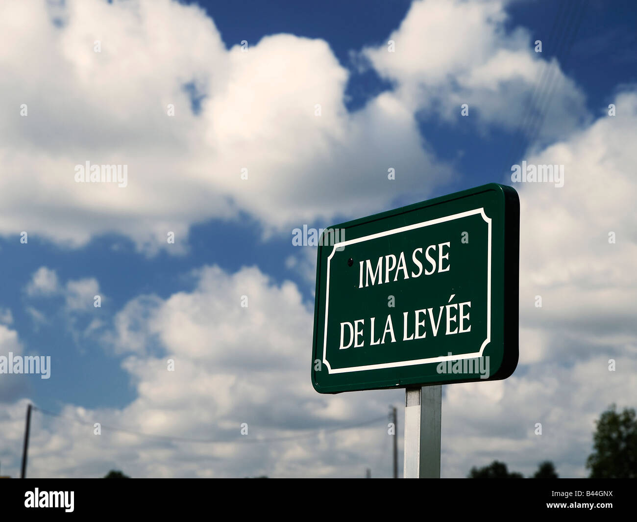 Impasse de la Levee Bretagna Francia Foto Stock