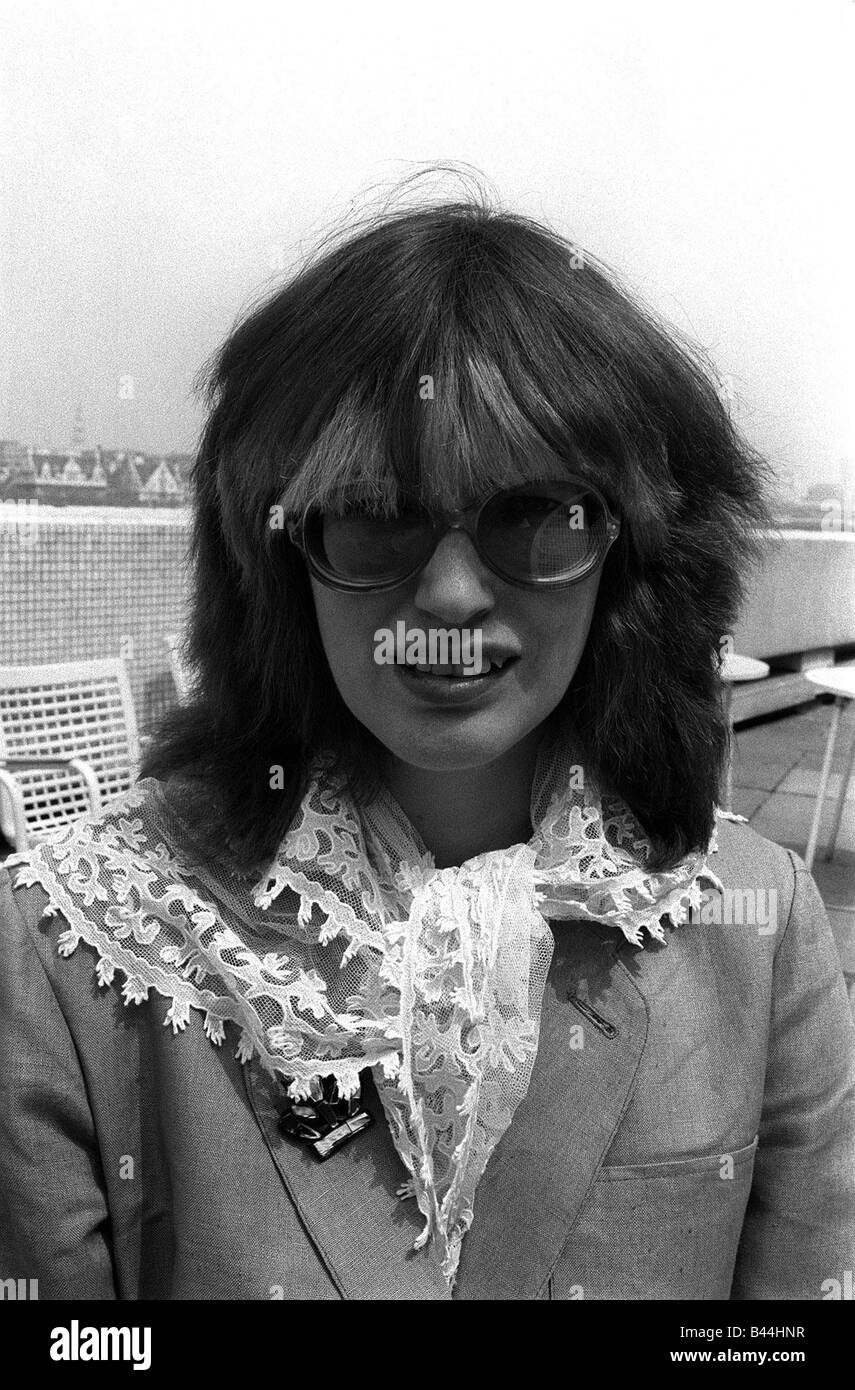 La radio e la televisione presenter Janet Street Porter 1978 Foto Stock