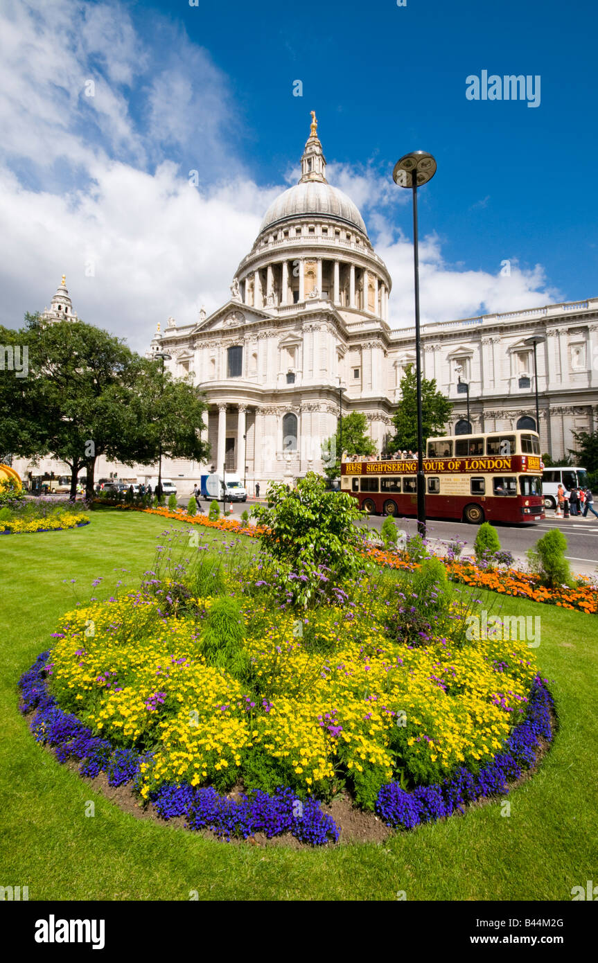 La Cattedrale di St Paul, Londra, Regno Unito Foto Stock
