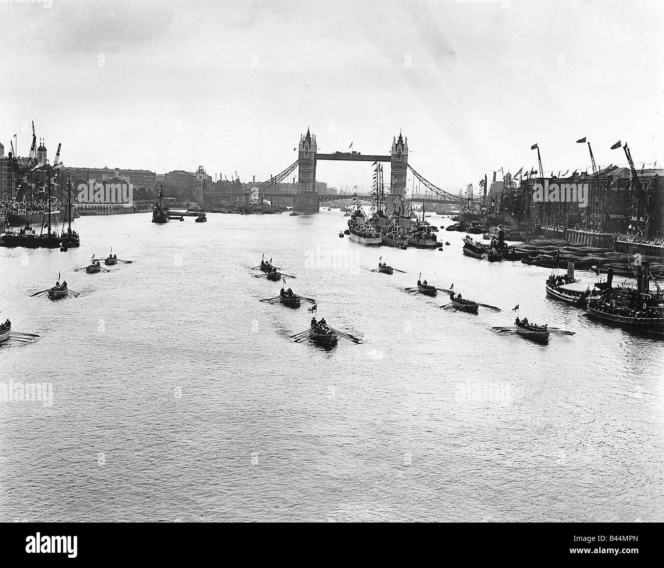 Il Tamigi Pageant Agosto 1919 Foto Stock
