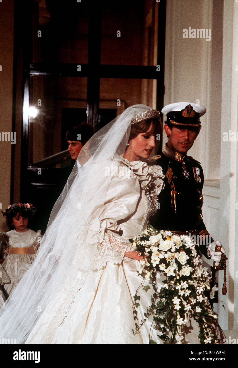 Royal Wedding il principe Carlo e la Principessa Diana, Luglio 1981 Foto Stock