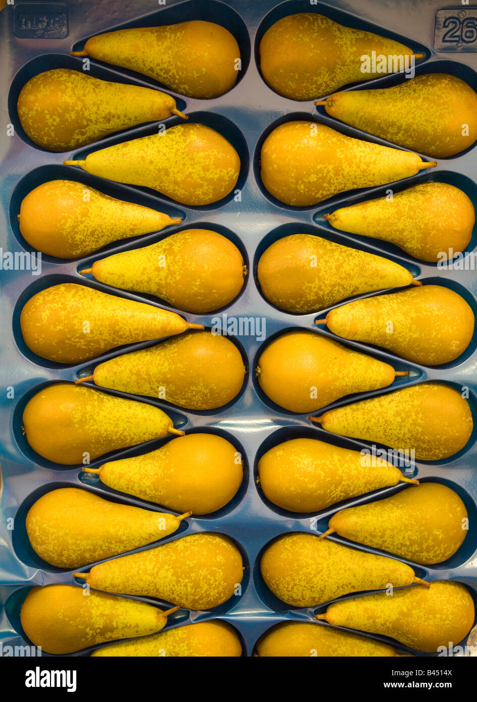 Premiato ortofrutticoli biologici sul display Foto Stock