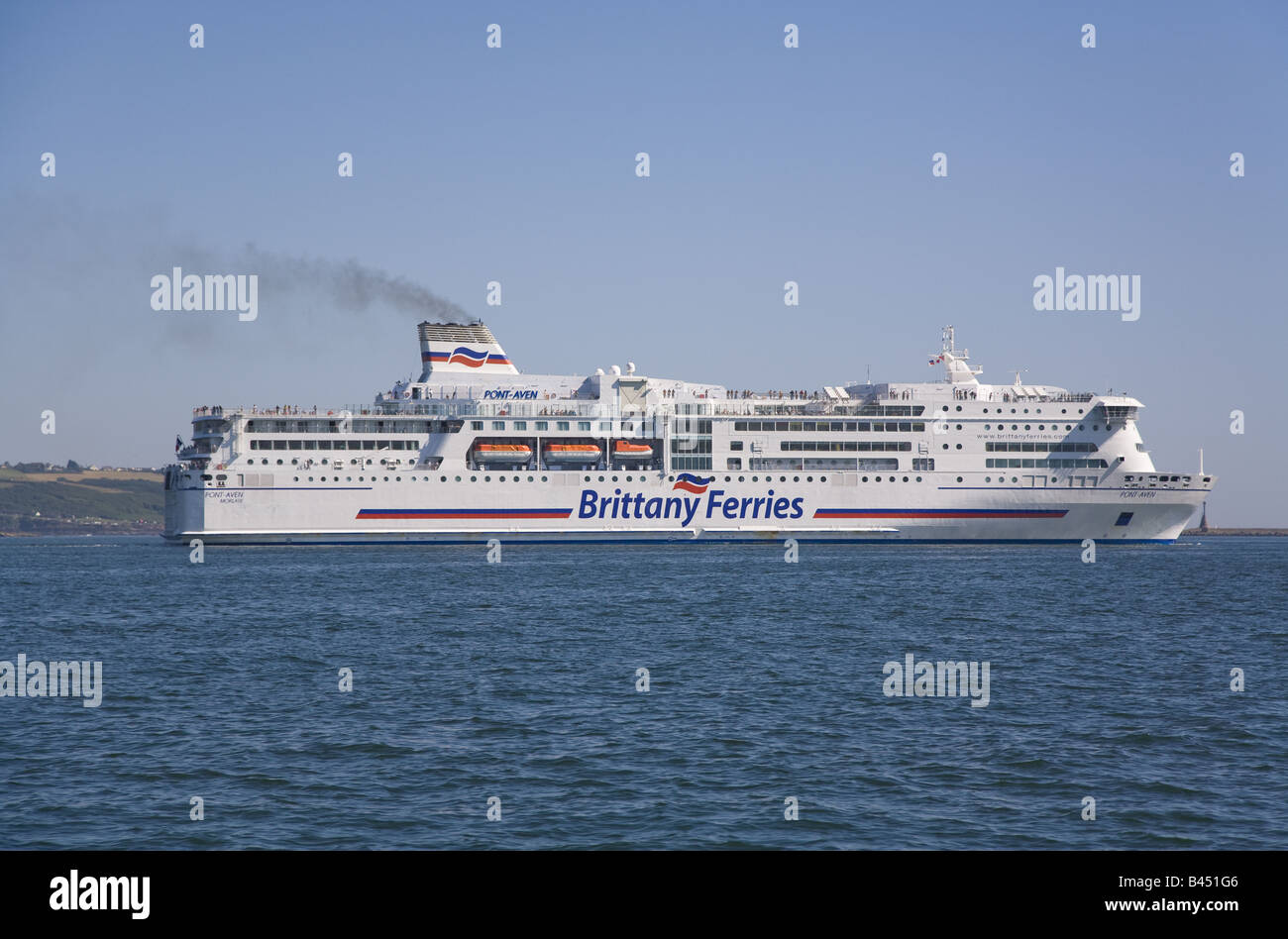 Brittany Ferries Traghetti per Santander cross channel ferry Foto Stock