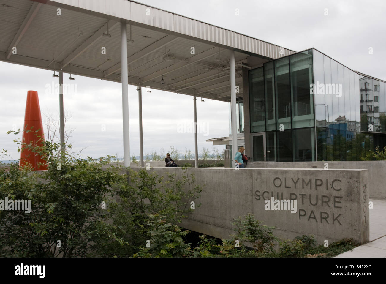 Esterno del SAM Seattle Art Museum Olympic Sculpture Park Seattle nello Stato di Washington WA USA Foto Stock