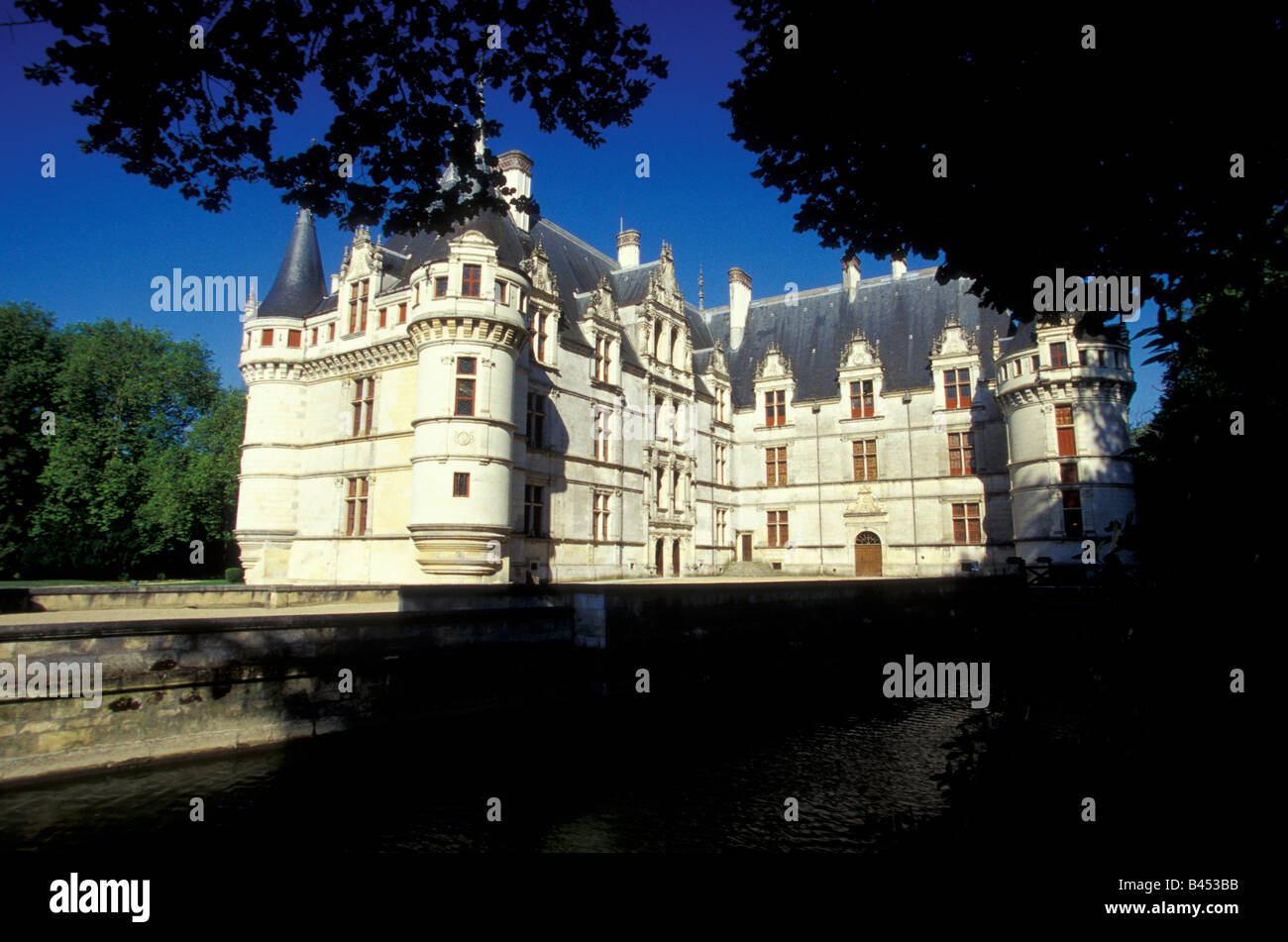 Chateau d'Azay le Rideau Foto Stock