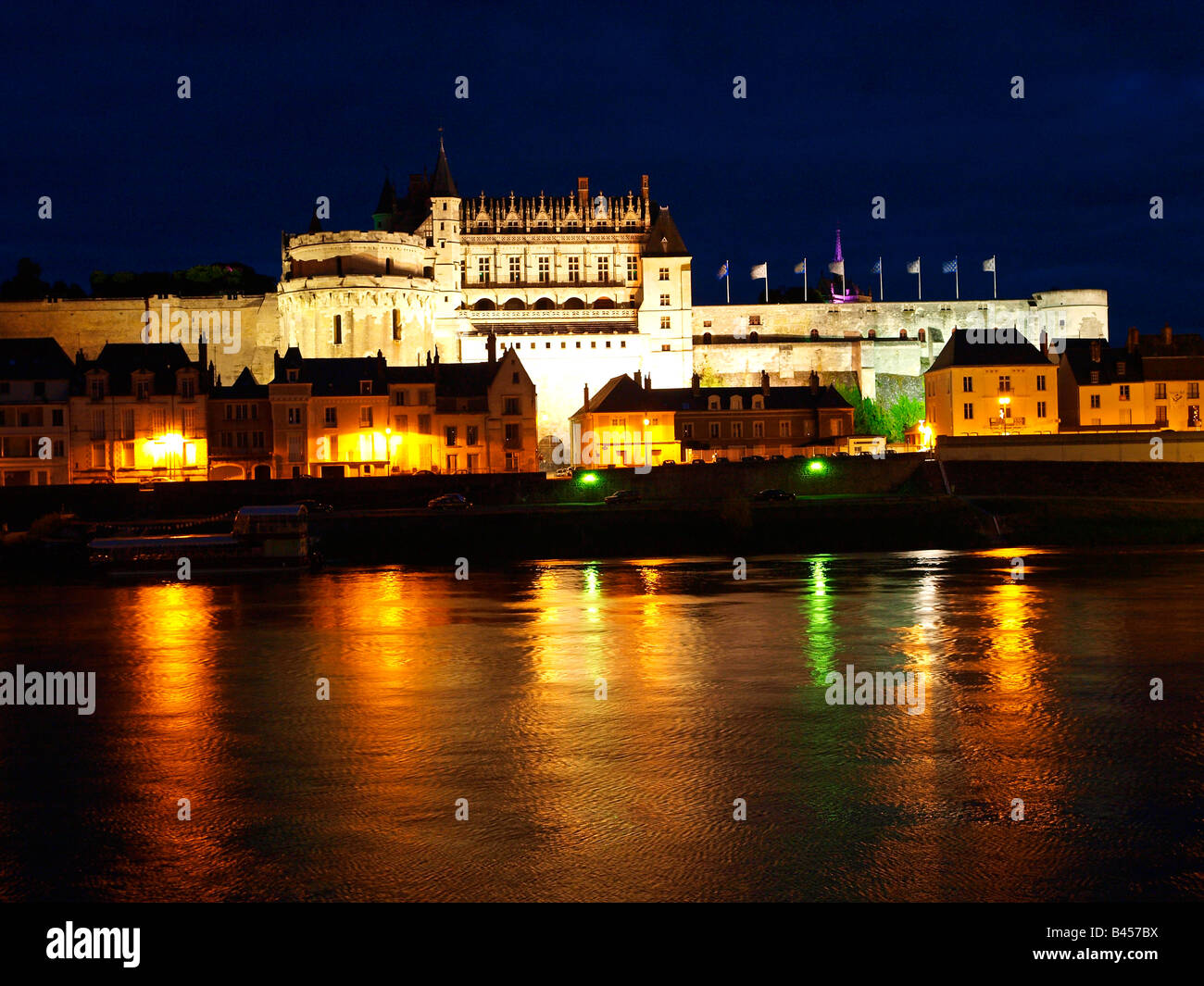 Castello della Loira, Chateau Amboise, Francia Foto Stock