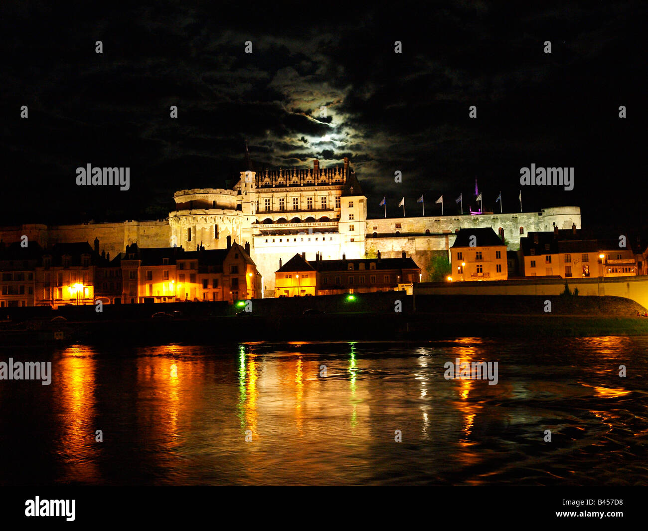 Castello della Loira, Chateau Amboise, Francia Foto Stock