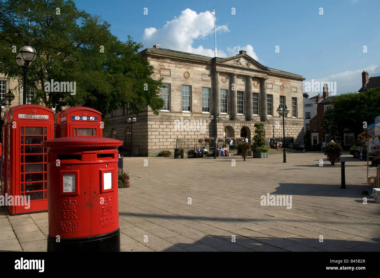 Shire Hall, Stafford Town Center, Staffordshire, Inghilterra Foto Stock