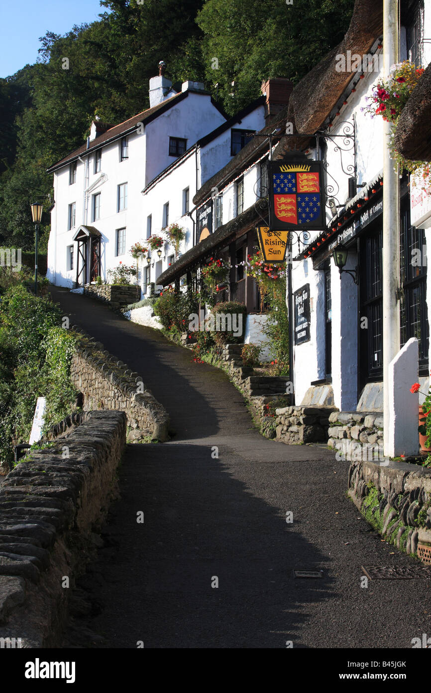 Mars Hill Lynmouth Foto Stock