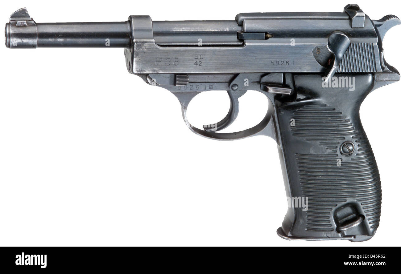 Armi/armi, armi da fuoco, pistole, pistola Walther P 38, calibro 9 mm Parabellum, circa 1941, arma, arma da fuoco, 20th secolo, Seconda guerra mondiale, seconda guerra mondiale, , Foto Stock