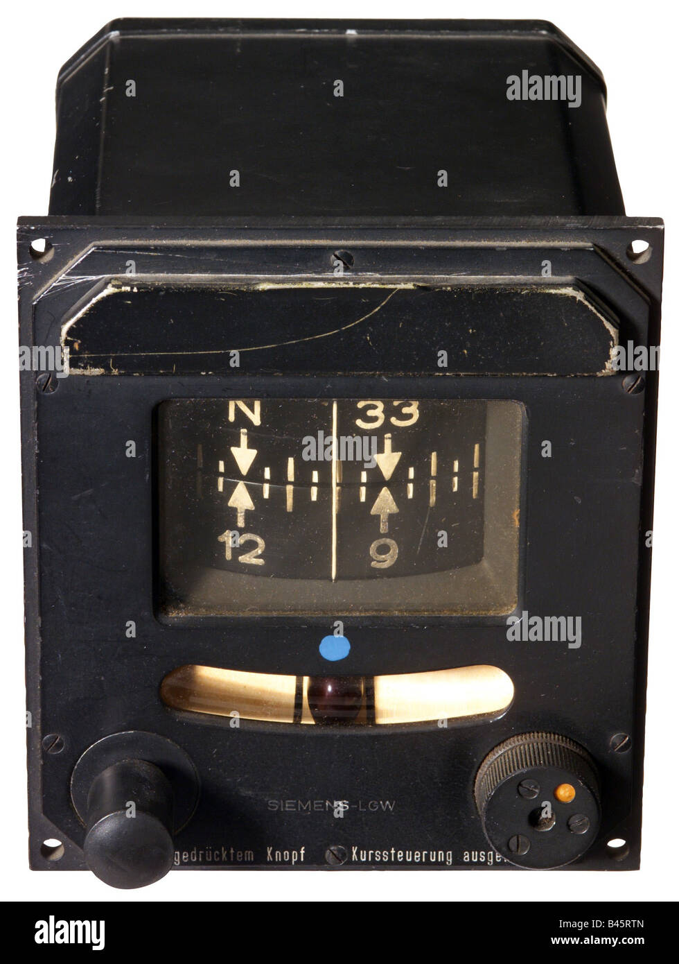 Evento, Seconda guerra mondiale/seconda guerra mondiale, guerra aerea, attrezzatura, Germania, strumenti, bussola direzionale Siemens Lku 4, 1939 - 1945, Luftwaffe, Air Force, 20th secolo, , Foto Stock