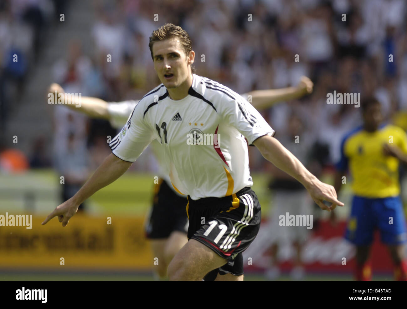 Sport calcio, campionati del mondo, Ecuador contro la Germania (0:3), Berlino, 20.6.2006, Additional-Rights-Clearance-Info-Not-Available Foto Stock