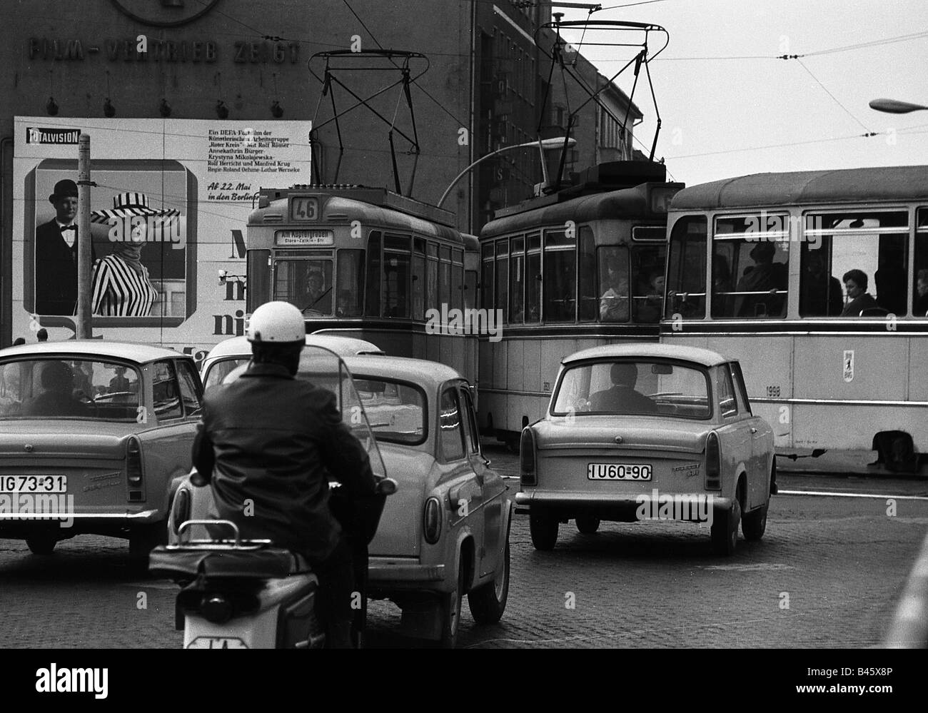Geografia/viaggio, Germania, Berlino, trasporti/trasporti, traffico stradale, 1960s, , Foto Stock