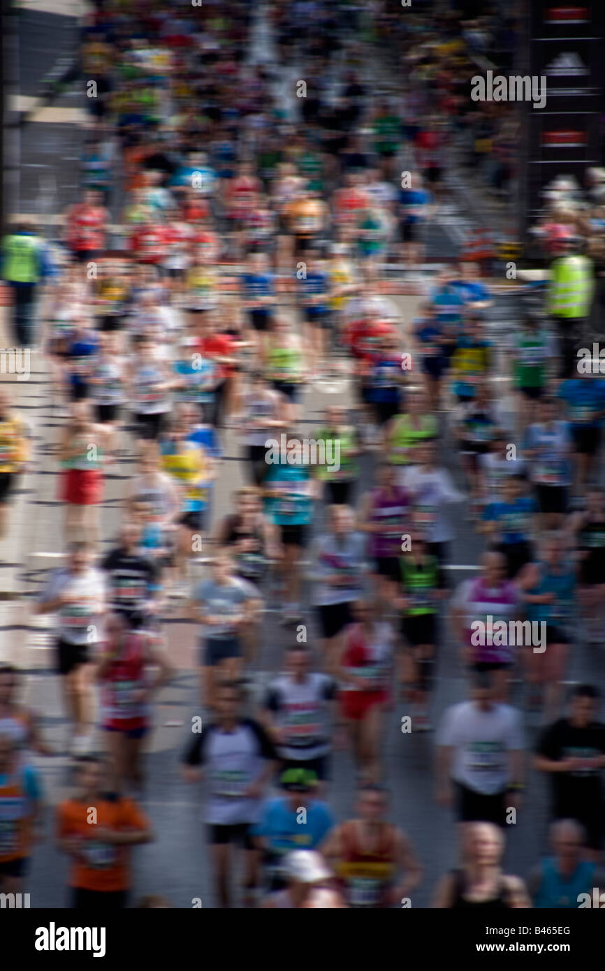 Maratona di Londra Foto Stock