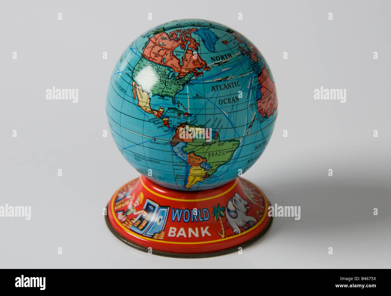 Banca mondiale casella di denaro Foto Stock