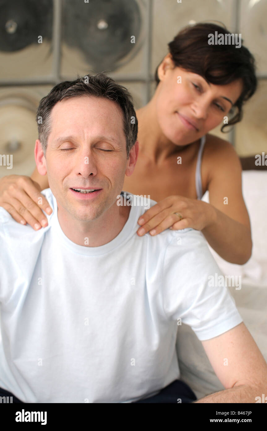 La mezza età matura per divertirsi insieme Foto Stock