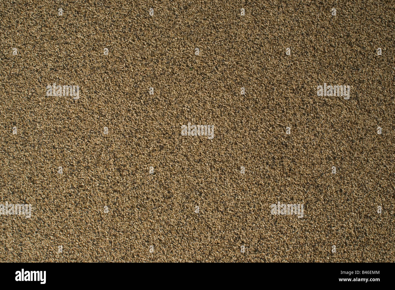 Close up di sabbia miscelata con resina epossidica utilizzata come materiale per pavimentazione Foto Stock
