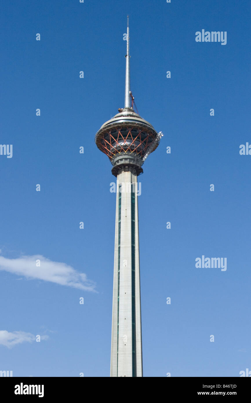 Burj e Milad a Teheran in Iran Foto Stock