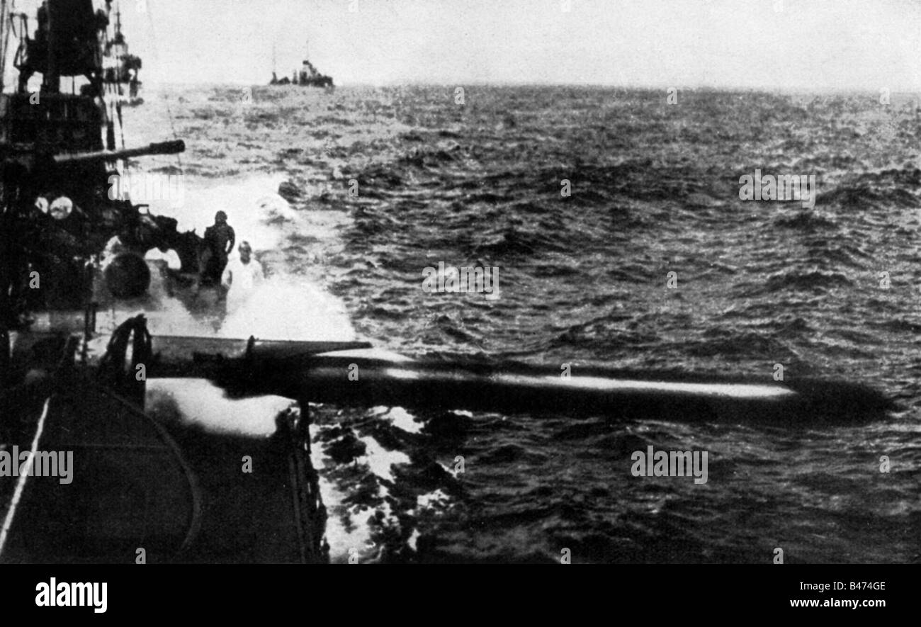 Eventi, prima guerra mondiale / prima guerra mondiale, guerra navale, battaglia di Jutland 31.5.1916 - 1.6.1916, Foto Stock