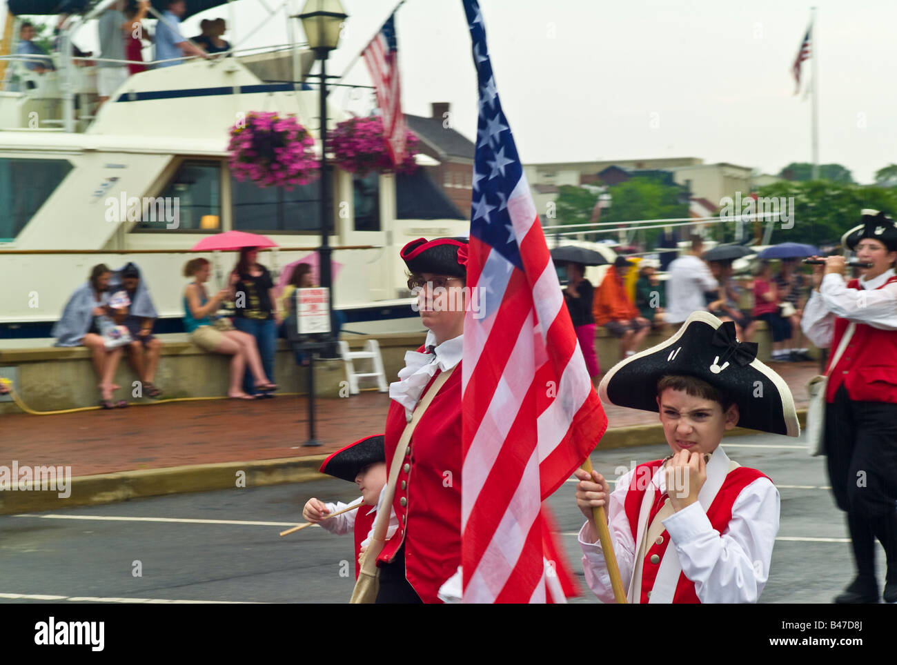 4 di luglio Annapolis Maryland Parade Foto Stock