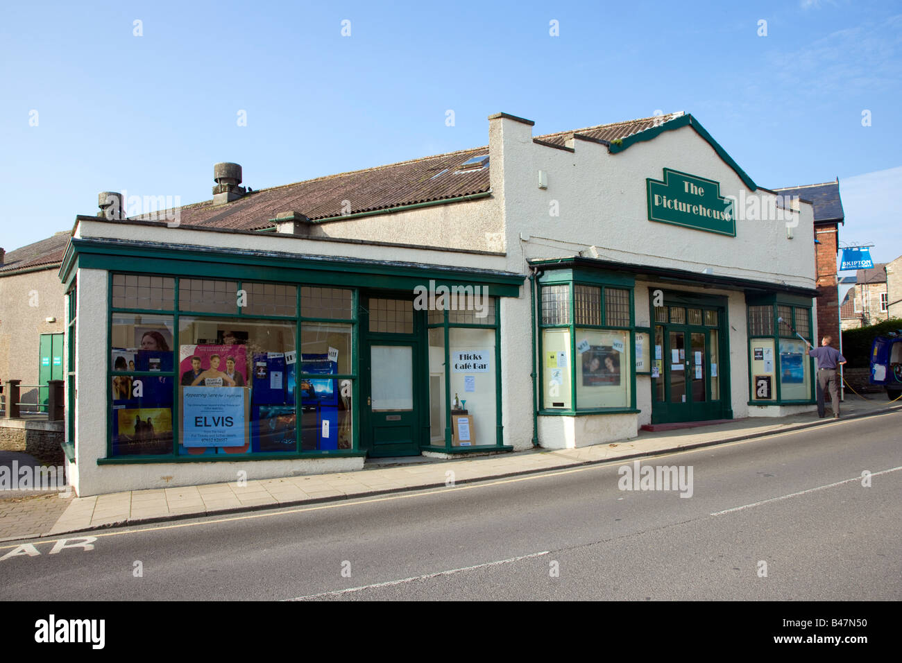 Foto Casa Co operartive Cinema Leyburn Wensleydale North Yorkshire Foto Stock