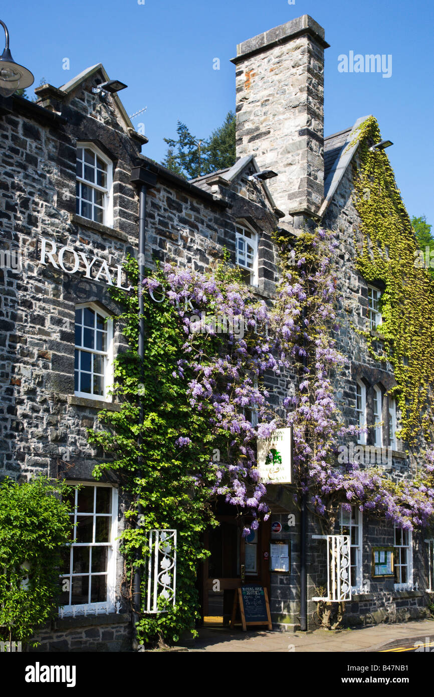 Royal Oak Hotel Betws y COED SNOWDONIA nel Galles Foto Stock