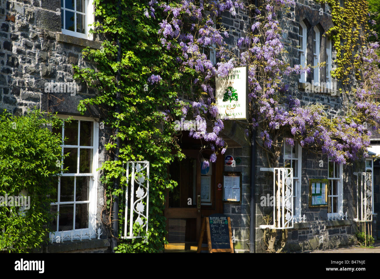 Royal Oak Hotel Betws y COED SNOWDONIA nel Galles Foto Stock