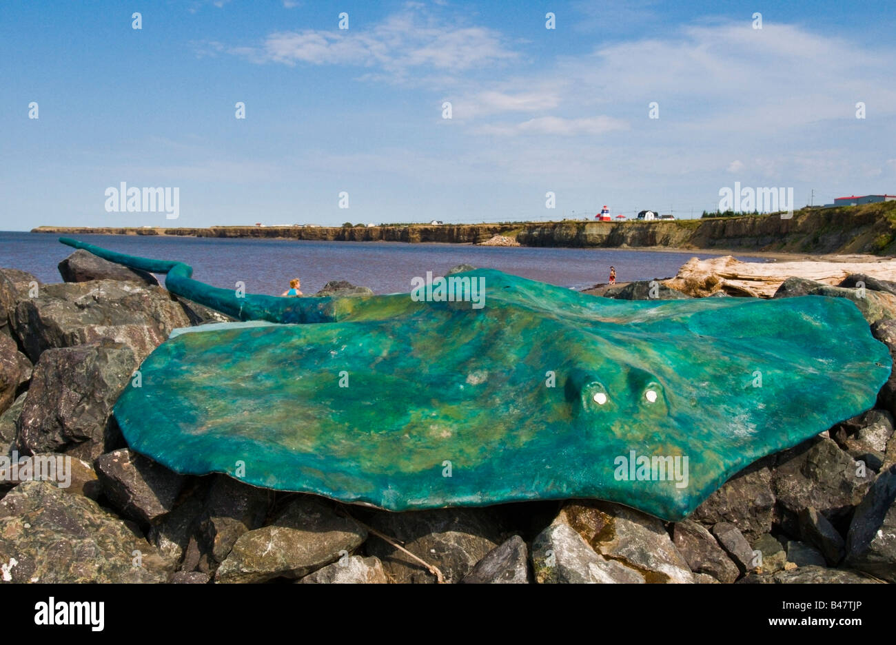 La scultura Grande Anse New Brunswick Canada Foto Stock