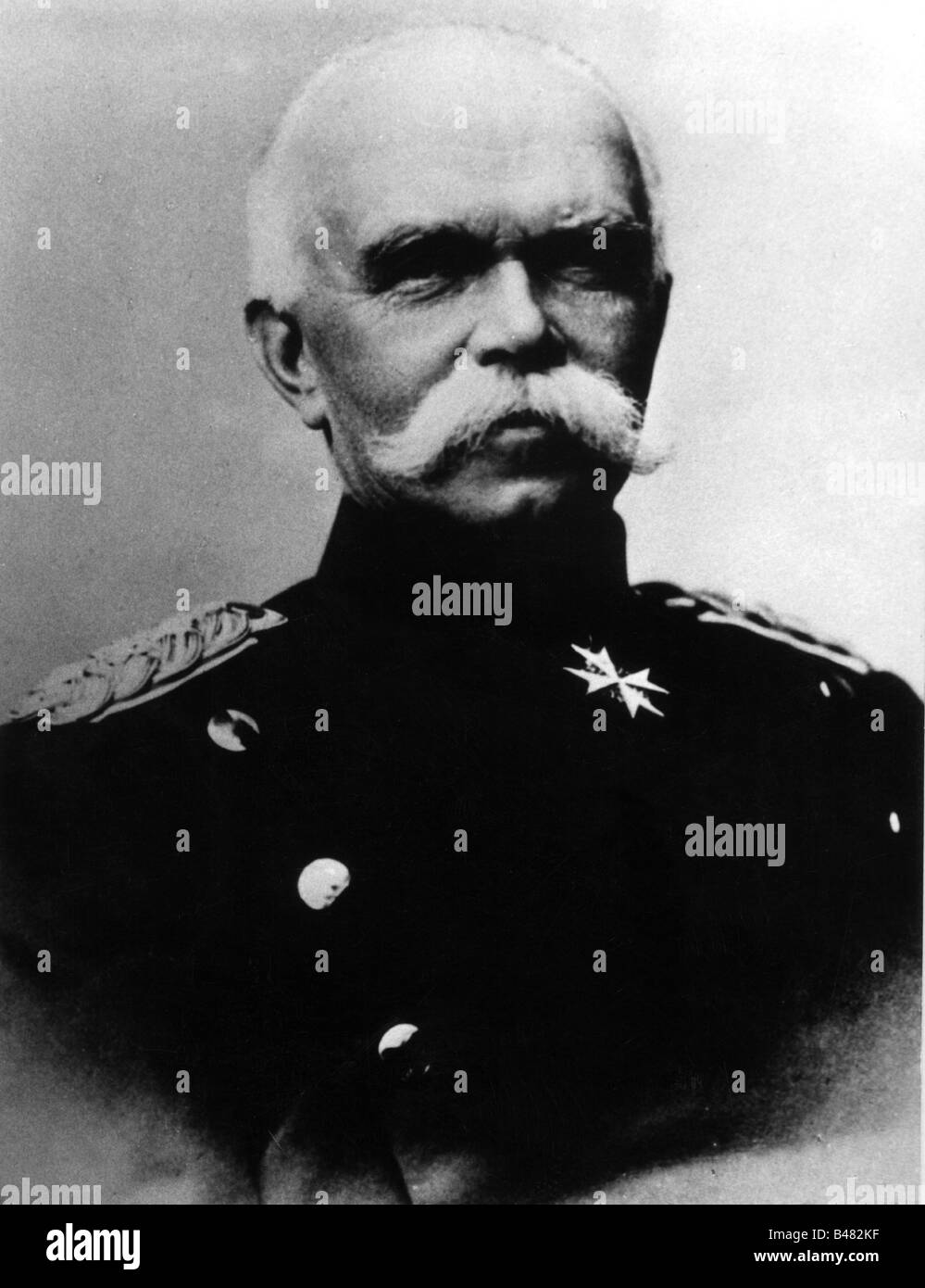 Caprivi, Georg Leo von, 24.2.1831 - 6.2.1899, generale e politico tedesco, cancelliere imperiale 20.3.1890 - 26.10.1894, ritratto, circa 1890, Foto Stock