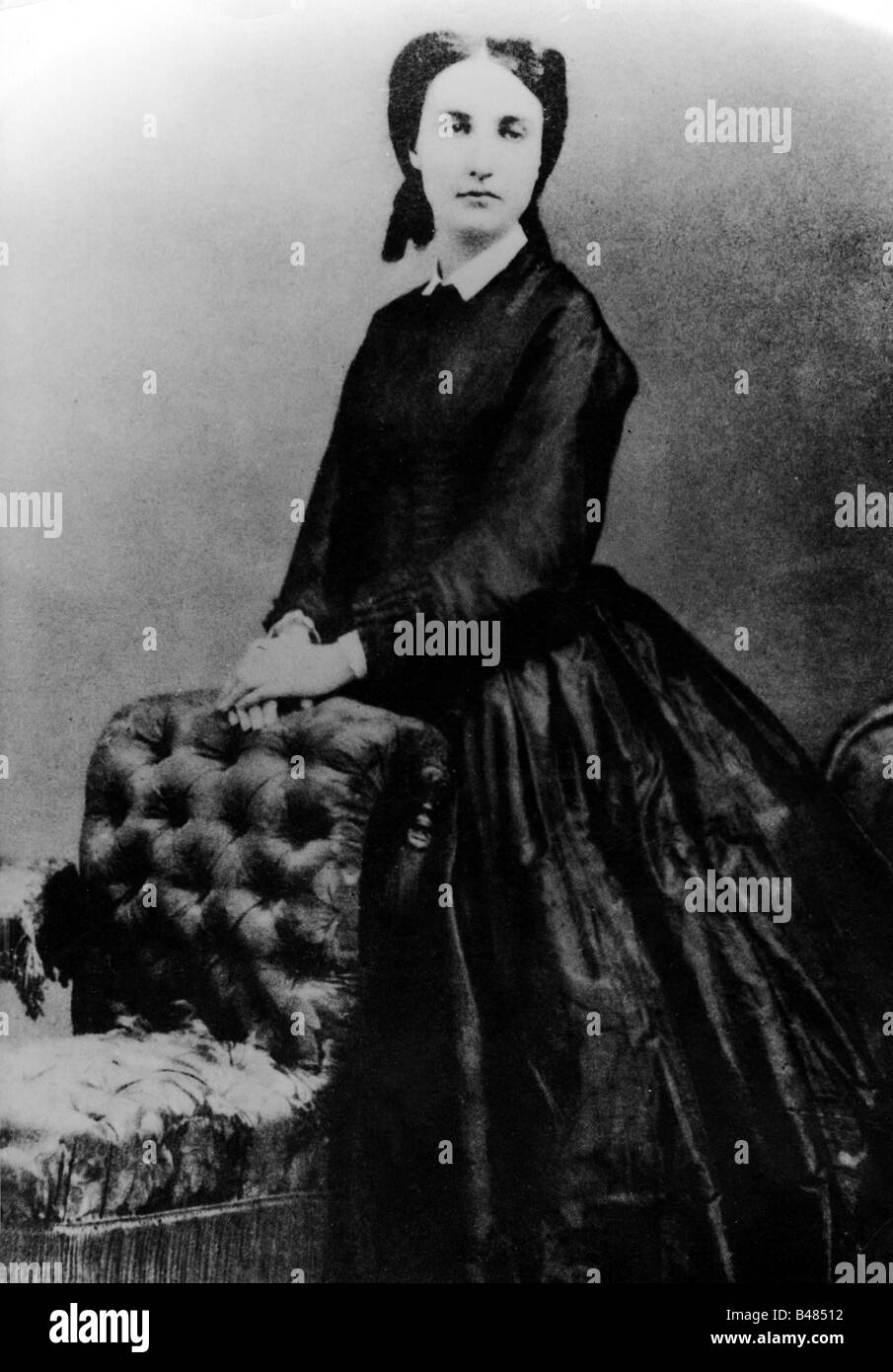 Charlotte, 7.6.1840 - 19.1.1927, Imperatrice Del Messico 10.4.1864 - 14.5.1867, 1861, , Foto Stock
