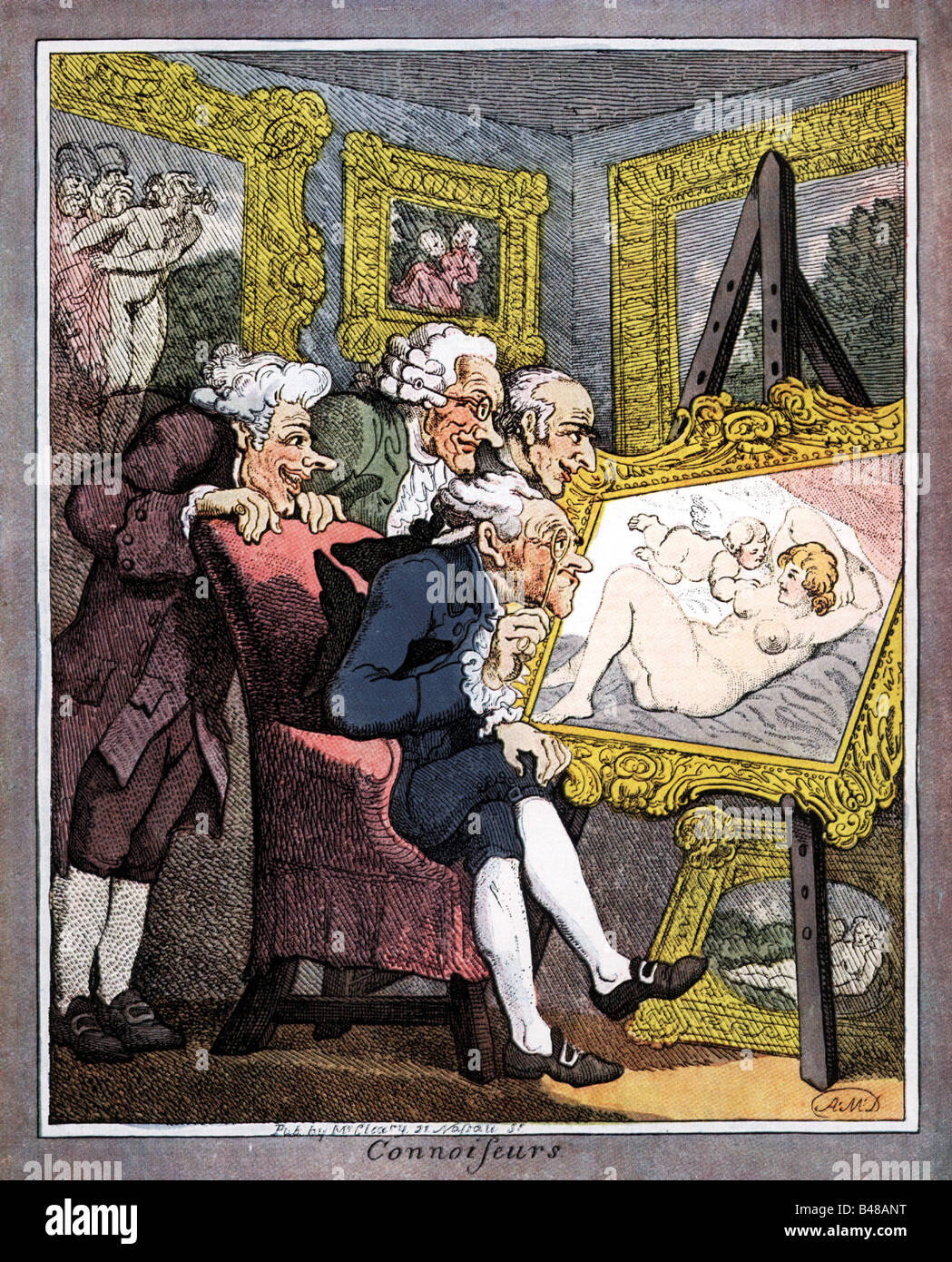 Belle arti - Rowlandson, Thomas (1756 - 1827), drawing, , Foto Stock